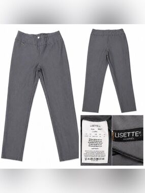LISETTE Gray Pants. Size 12 (colour is darker than in photos. More of charcoal)